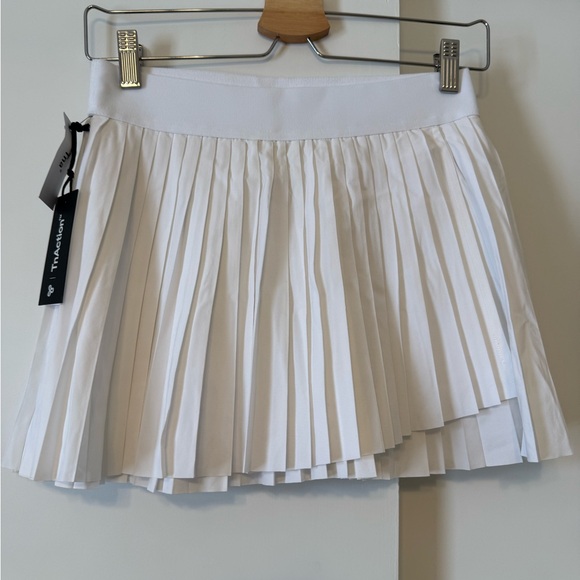 TNA White Pleated Mini Skirt - Picture 2 of 11